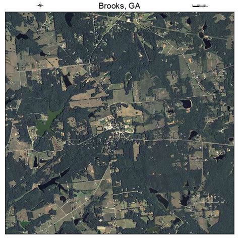 Aerial Photography Map of Brooks, GA Georgia