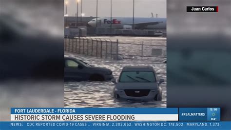 Historic storm causes severe flooding in Fort Lauderdale, Florida ...