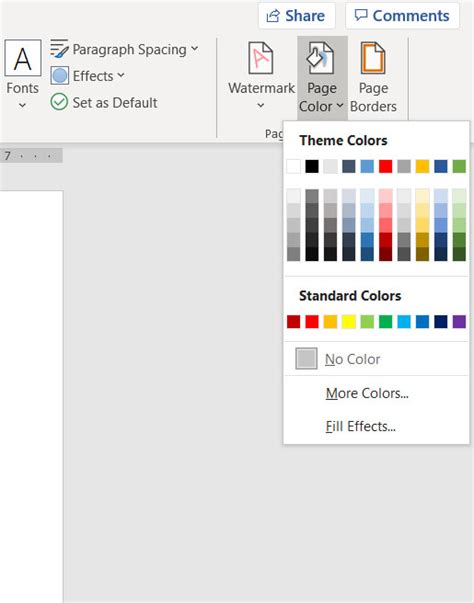 How to Change Page Color in Word for Office 365 (An Easy 4 Step Guide ...