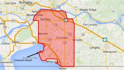 Map of Surrey, British Columbia 2 | Download Scientific Diagram