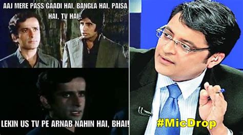 Arnab Goswami quits — in 11 Bollywood memes! | The Indian Express