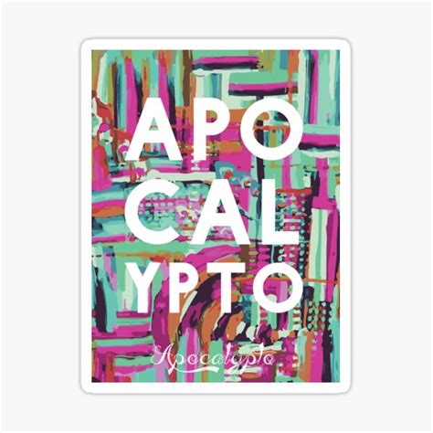 "Apocalypto Movie" Sticker for Sale by SMRTYpro1 | Redbubble