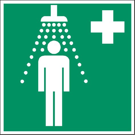 emergency safety shower vector - Clip Art Library