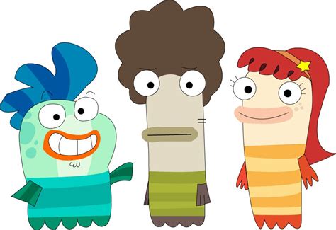 Milo, Oscar and Bea from Fish Hooks by hrdeviantart on DeviantArt