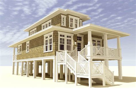 Low Country Beach House Plan - 44116TD | Architectural Designs - House Plans