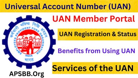 UAN Member Portal: Registration, Check Status & Benefits @unifiedportal-mem.epfindia.gov.in - APSBB