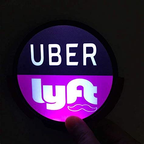 Car LED Sign,Removable Rideshare LED Light Sign