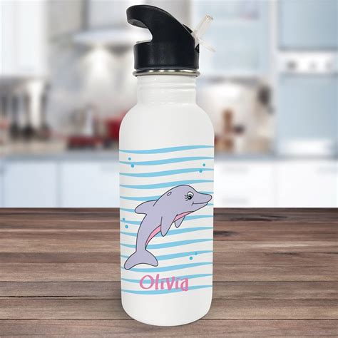 Personalized Dolphin Water Bottle | GiftsForYouNow