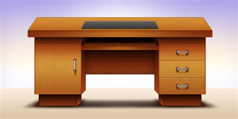 Computer office table design by GraphicsFuel on DeviantArt