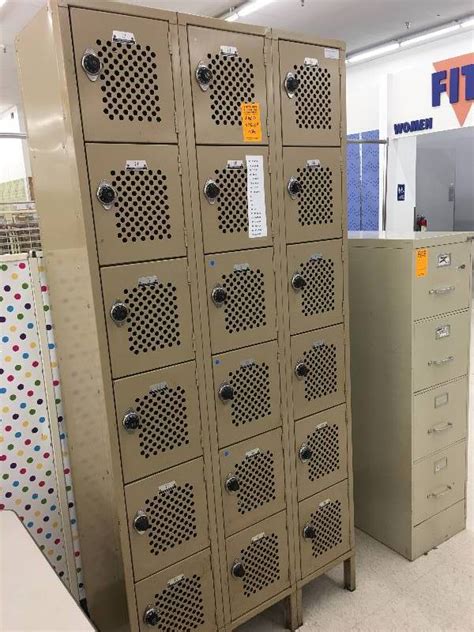 Breakroom Lockers | Big Box Retailer Fixture and Equipment Liquidation | K-BID