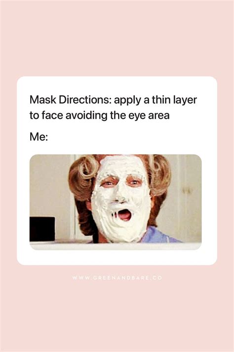 Funny Skincare Meme Weekend Face Mask Quote | Beauty skin quotes ...