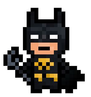 Creative pixel art ideas Batman collection | Minecraft Pixel Art ... | Minecraft pixel art ...