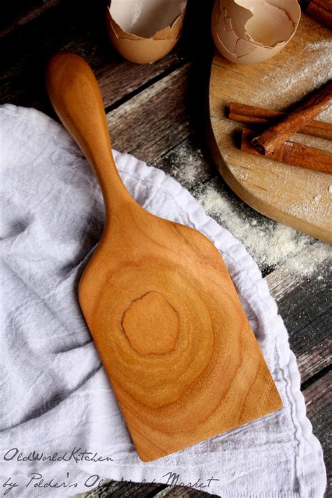 Basic Cookie Spatula | Wooden Baking Spatula – Old World Kitchen