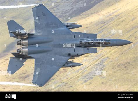 F15 Strike Eagle in the Mach Loop Stock Photo - Alamy