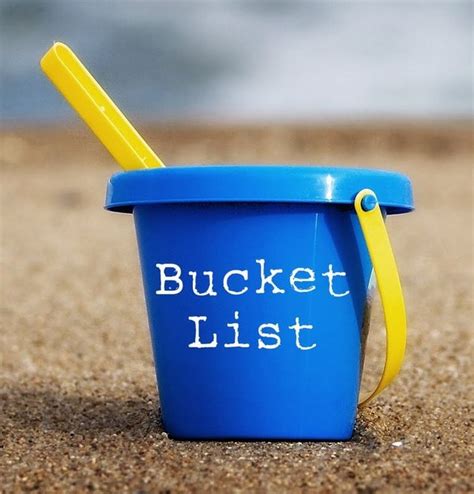 Fill the Bucket List – NicholsNotes