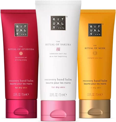 RITUALS Hand Cream Trio The Ritual of Sakura, The Ritual of Mehr & The Ritual of Ayurveda - Gift ...