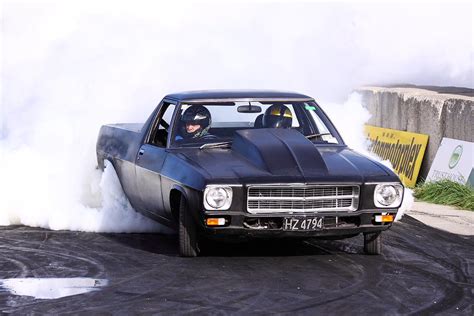 Holden Ute with big block chev doing a burnout Photograph by Stephen ...