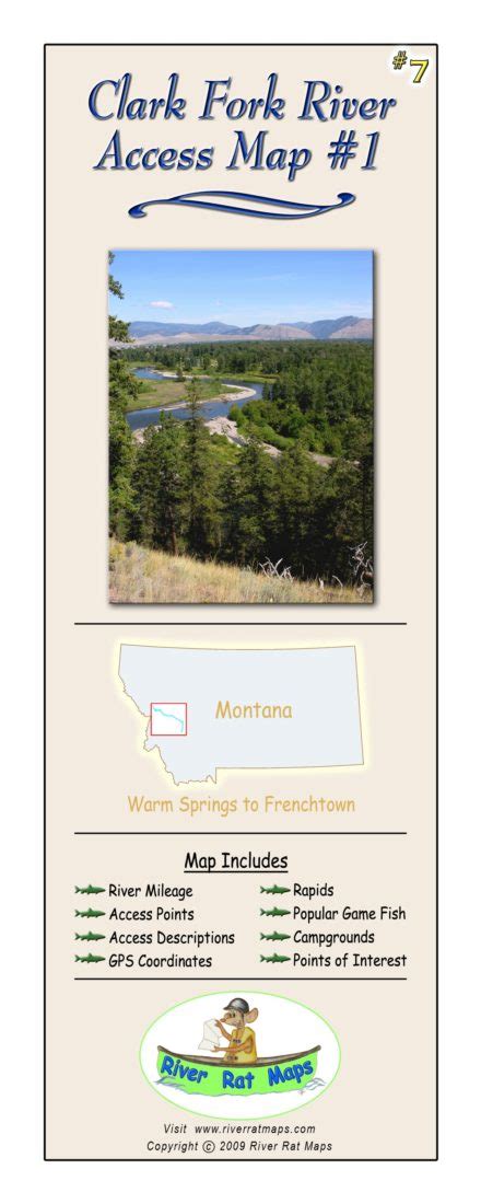 clark fork river map Archives - CrossCurrents Fly Shop Missouri River ...