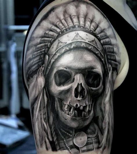 80 Unique Indian Skull Tattoo Designs for Men [2023 Guide]