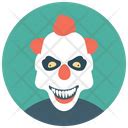 Scary Clown Icon - Download in Rounded Style