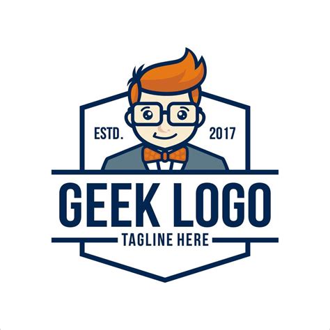 Geek logo design template Vector 11981672 Vector Art at Vecteezy