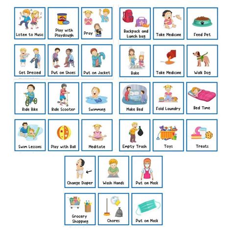 1 BOARD 225 PECS First Then Board Visual Aid Schedule - Etsy | Christmas worksheets, Preschool ...