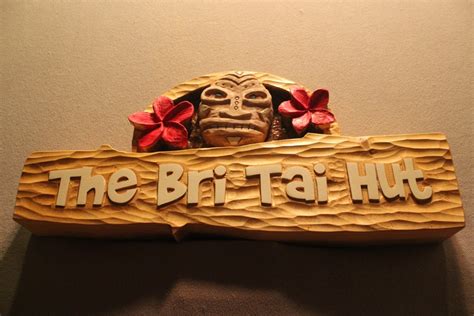 TIKI BAR SIGNS Custom Carved Tiki Signs Custom Wooden Signs Home Tiki Bars Carved Wood Signs ...