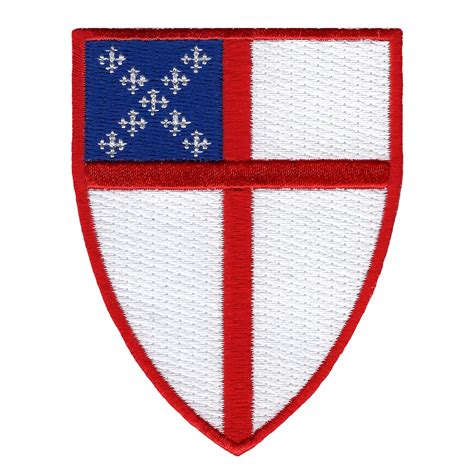 Episcopal Shield Embroidered Patch | PatchAddict