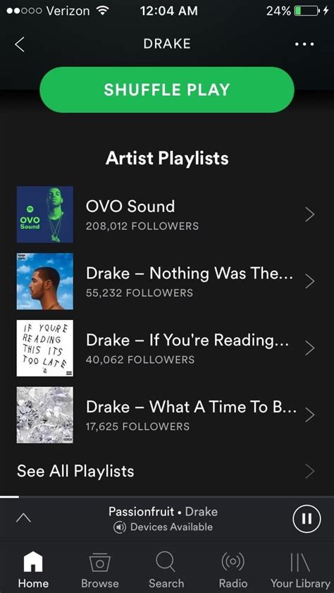 Where's More Life under Drake's Spotify playlists?? : r/Hiphopcirclejerk