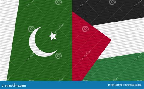 Palestine and Pakistan Two Half Flags Together Stock Illustration - Illustration of nation ...