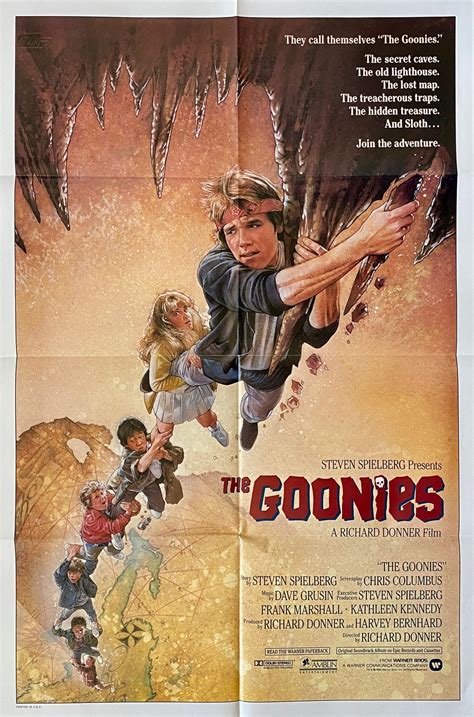 Original The Goonies Movie Poster - Steven Spielberg - Adventure