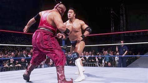 Wrestling History on Twitter: "3/23/1997 Rocky Maivia defeated The Sultan (Rikishi) to retain ...