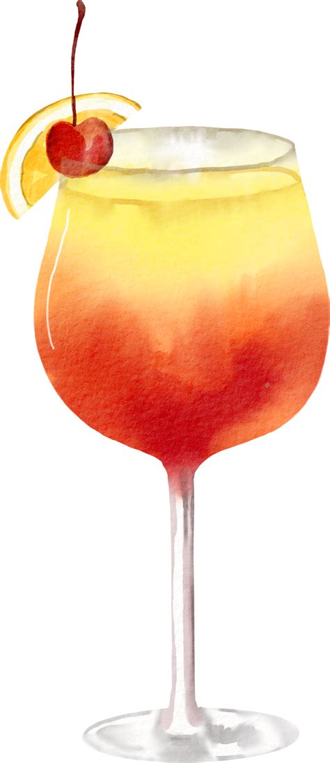 watercolor cocktail clip art 15736090 PNG