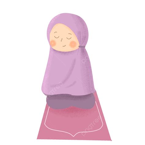 Islam Clipart Solat Gambar Kartun Muslimah Shalat Png Download | Porn Sex Picture