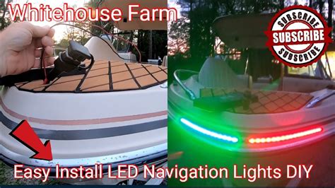 How To Install LED Boat Navigation Lights DIY! - YouTube