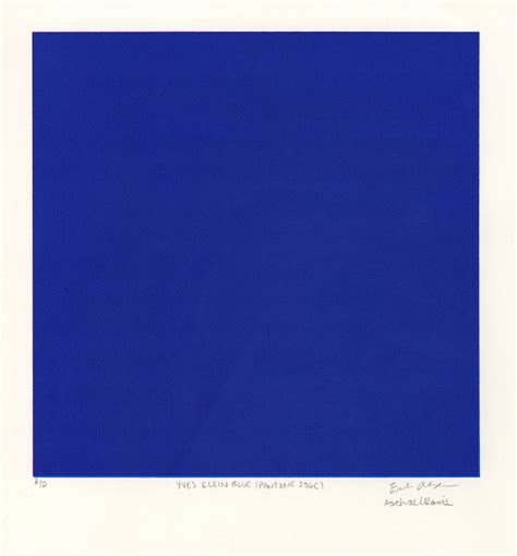 Yves Klein Blue (Pantone 286C) - ERIKA BLAIR