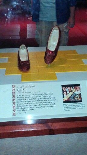 The original ruby red slippers...The Wizard of Oz @ the Smithsonian ...