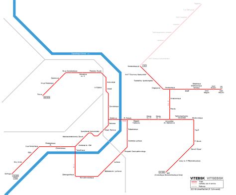 UrbanRail.Net > Europe > Belarus > Vitebsk (Vitsebsk) Tram