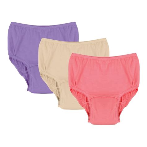 Women's Adult Incontinence Panties - Assorted Colors - 20 Oz. Pad - 3 Pack - Walmart.com ...