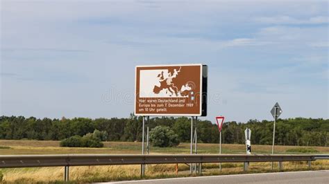 Memorial Inner-German Border in Germany Editorial Photography - Image ...