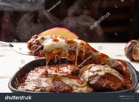 Parmegiana Steak Known Filet Parmegiana Black Stock Photo 1330572623 ...