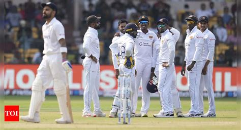 India teetering at 93/4 at tea against Sri Lanka in day-night Test | Cricket News - Times of India