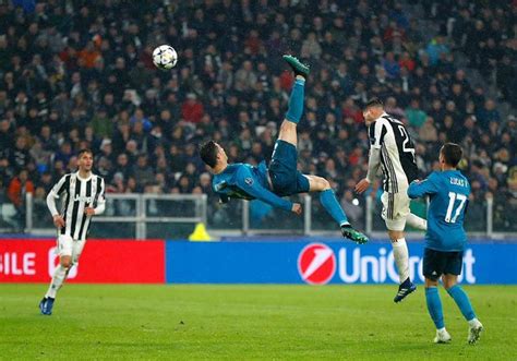 Cristiano Ronaldo’s bicycle kick against Juventus has been nominated for UEFA Goal of the Year ...