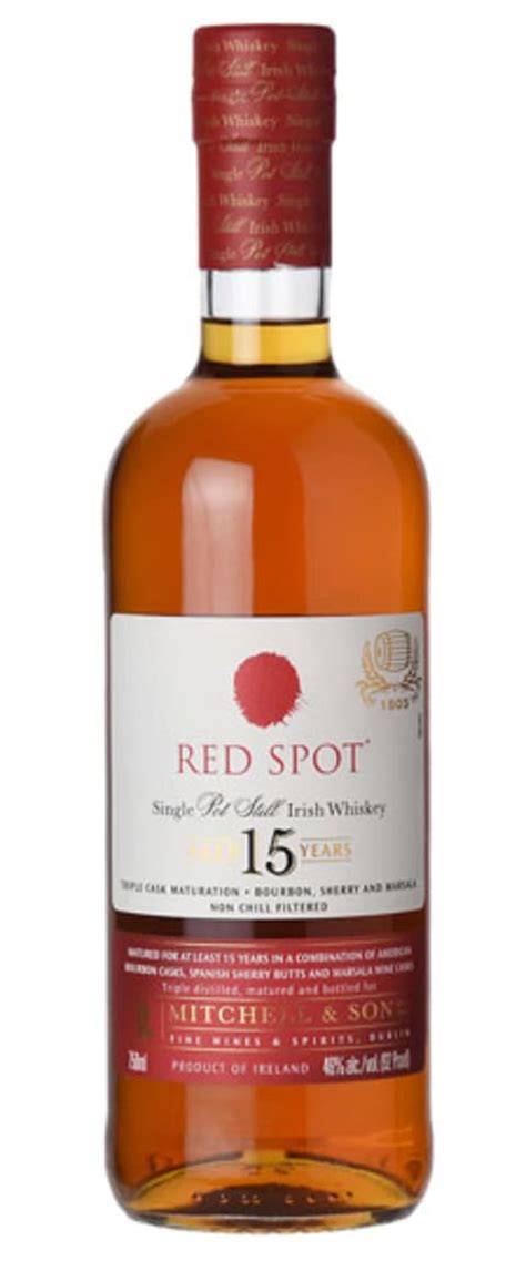 Spot Whiskey 15 Year Red Spot Single Pot Irish Whiskey | Wine.com