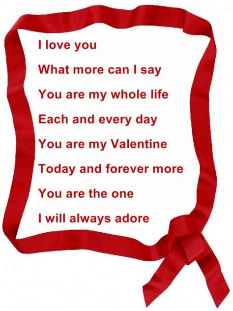 Romantic Valentine Poems