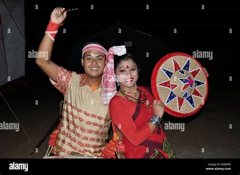 Bihu dance of Assam,India Stock Photo - Alamy