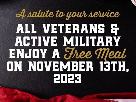 Where Vets & Military Eat Free On Veterans Day 2023 In San Diego | La Mesa, CA Patch