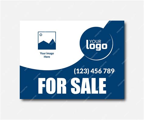 Premium Vector | Land for sale home for sale yard sign design