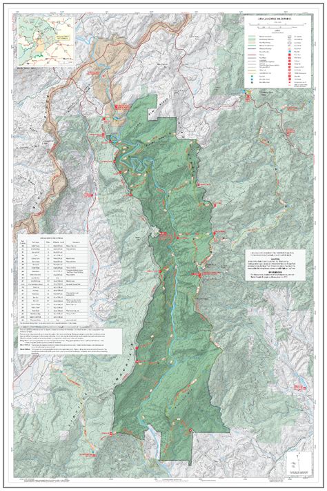 USFS Linville Gorge Wilderness (2014) - LGMAPS Linville Gorge Maps