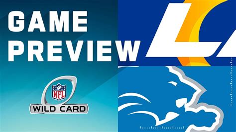 Los Angeles Rams vs. Detroit Lions | 2023 Wild Card Round Game Preview ...